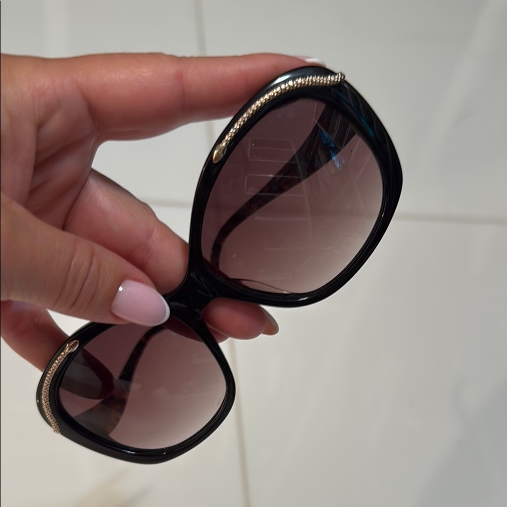 Just Cavalli Gold Snake Detail Sunglasses